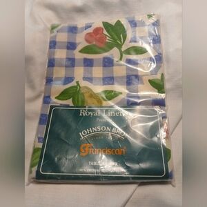 Royal Linens Johnson Bros Franciscan Oblong 60 X 84 Orchard Glade Tablecloth